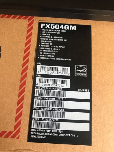 Asus fx504gm