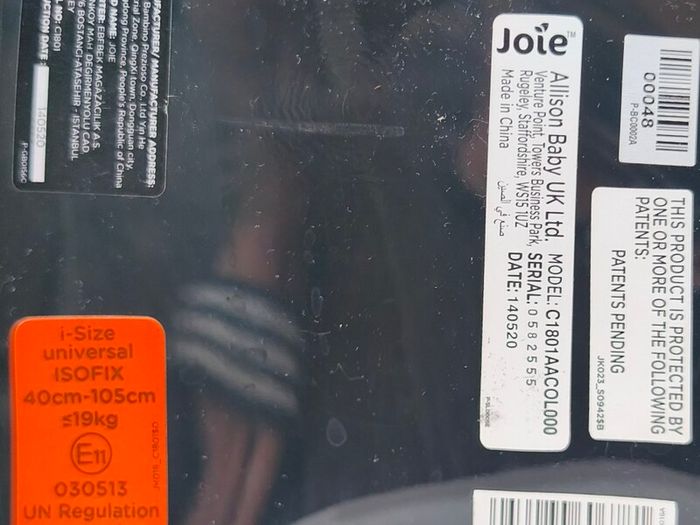Joie i-Spin 360 i-Size Car Seat  Good Condition Dublin 18