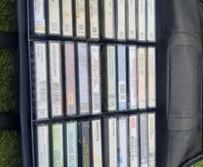 Audio cassette tapes with case