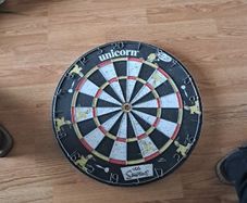 Simpsons unicorn dartboard