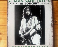 Eric Clapton Tin Metal Sign