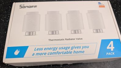 4 x SONOFF Zigbee Thermostatic, Add-On Radiator Valve for Smart Control, Easy Installation, Save Heating Costs, Works with Alexa, Google Home