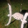 Victorian Style HandPainted Cast Iron Garden Table Image 4