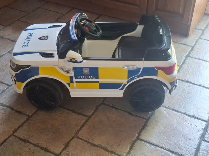 Kids Police Car Ride-On - Battery Powered
