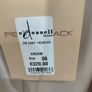 Designer Pennyblack sister company of Maxmara luxury faux fur coat in a gorgeous rich cream/ beige colour BRAND NEW Image 2