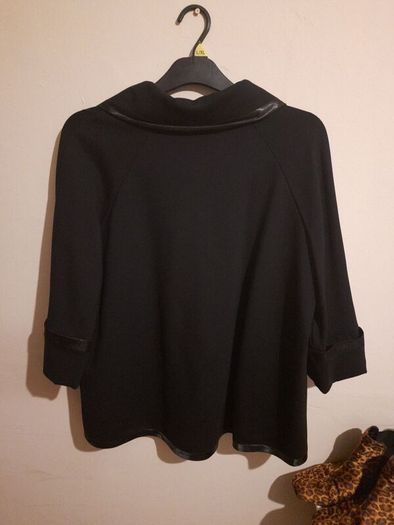 Joseph Ribkoff black asymmetrical jacket