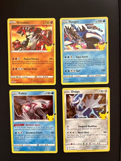 Pokemon Cards Large Lot 15+ Cards Celebrations 25th Anniversary Set Lugia Mew NM