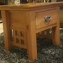 Solid Oak Coffee Table & 2 Matching Lamp Tables Set Image 5