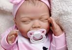 Lifelike Reborn Baby Dolls - 20-Inch Sweet Smile Realistic-Newborn Baby Dolls Sleeping Baby Girl Real Life Baby Dolls with Toy Accessories Gift Set for Kids Age 3+ & Collection (FREE POSTAGE)