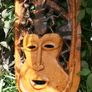 Wooden Heavy African Mask Image 5