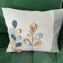 Leaf stem motif cushion Image 4