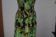 Anonymous transparent summer calf lenght dress Perfect condition size UK16 EUR44 Postage included