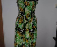 Anonymous transparent summer calf lenght dress Perfect condition size UK16 EUR44 Postage included