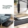 Shawn SmartBase Folding Guest Bed Frame 3ft Single  90 x 190 cm Space Saving with Underbed Storage, No Assembly  Black Image 7