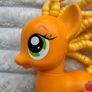 My Little Pony Explore Equestria Cutie Twisty-Do AppleJack Hair Play MLP approx. 14 cm. Used Please see photos Image 3