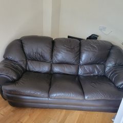 3 seater leather couch