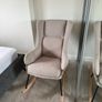 UNUSED Kave Home Maustin Beige Rocking Chair Image 2