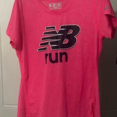 New Balance Run Dry fit ladies pink t-shirt size L UK14 EU42 Perfect condition Postage included