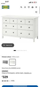 HEMNES 8 Chest of drawers local delivery available
