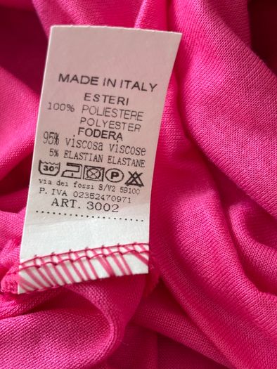 Pink patterned wide-leg trousers (12-14)