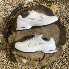 Premium White Cream Leather Nike Air