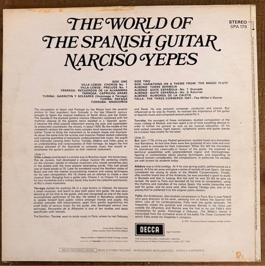 The World of Spanish Guitar Vinyl