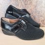 womens ALVIFLEX orthopaedic comfort and wellness shoes black Size UK 7 EU 40 Image 2