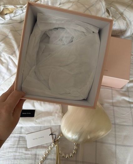 Simone Rocha Pearl Heart bag