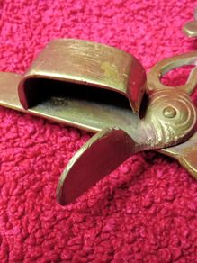 Vintage Brass Candle Wick Scissors / Snuffer