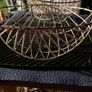 2 Vintage plastic coated wire hanging baskets Image 2