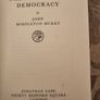 The Defence Of Democracy. By John Middelton Murry. First Edition 1939 Hardback In Good Condition See Photos For Same. Image 6