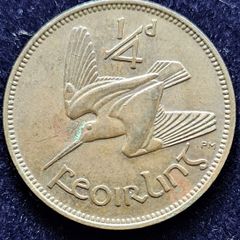 Ireland Excellent 1943 UNC Farthing Coin