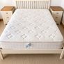 Classic Ivory Double Bed and Matress Excellent Condition Image 2