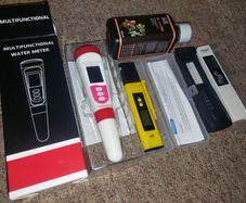 Hydroponics Water Testing Kit / pH EC TDS Meters Bundle