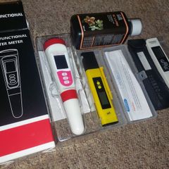 Hydroponics Water Testing Kit / pH EC TDS Meters Bundle