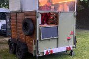 Coffee Trailer |DRIVE-THRU SETUP| duel fuel coffee