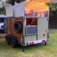 Coffee Trailer |DRIVE-THRU SETUP| duel fuel coffee