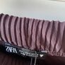 trousers Bnwt Zara size large pleated wide leg trousers plum shade Image 7