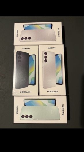 Samsung A16,128GB (IRISH /EU STOCK ) Brand New Sealed 1 year Warranty Free Screen Protector and Phone Cover ECEIPT