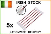 5x 2 Pin 8mm PCB Connector Cable Adapter RGB 3528 5050 LED Strip Light