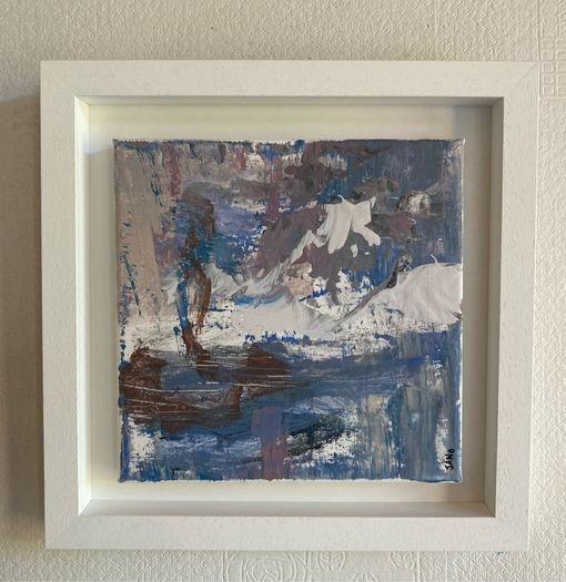 Original Abstract Painting  Glacier Trek Contemporary irish  Art