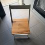 Set of 4 Folding Wooden Dining Chairs Like New / Never Used Image 2