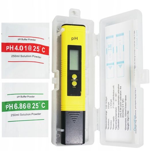 PH/EC/Temp meter +2 buffors