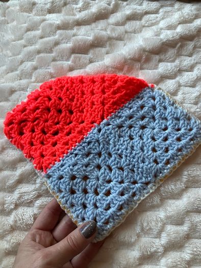 Handmade crochet purse