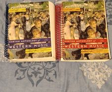 Norton Anthology of Western Music Volumes 2 & 3, 7th edition