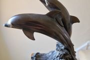 Bronze Like Dolphin Ornament