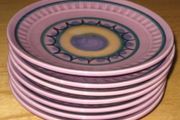 4 Retro Gouda Vintage Plates