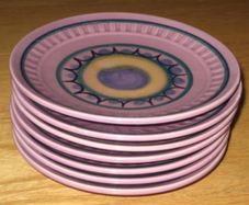 4 Retro Gouda Vintage Plates