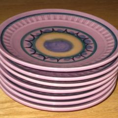 4 Retro Gouda Vintage Plates