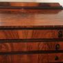 Vintage walnut veneer chest of drawers Image 2
